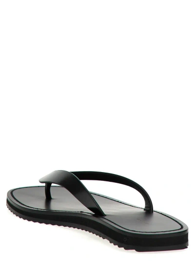 Shop The Row 'city' Thong Sandals In Black