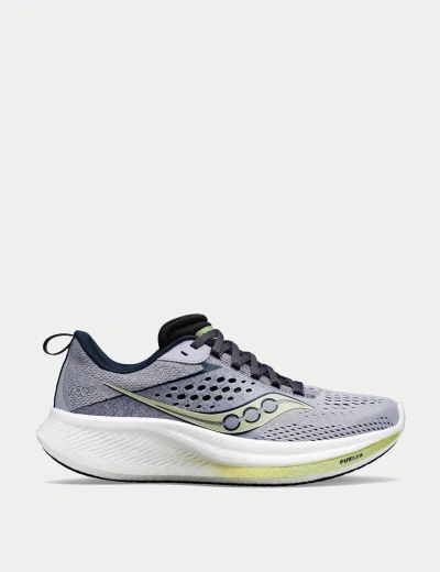 Shop Saucony Ride 17 In Blue