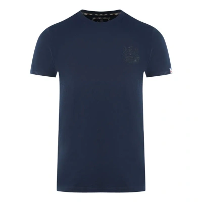 Shop Aquascutum Blue Cotton T-shirt