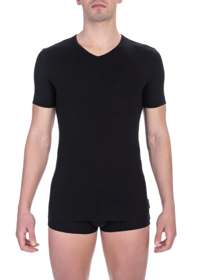 Shop Bikkembergs Black Cotton T-shirt