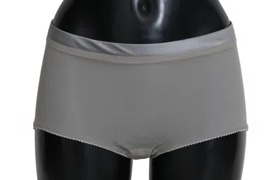 Dolce & Gabbana Underwear Silver With Net Silk Bottoms In Silver