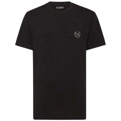 Shop Plein Sport Black Cotton T-shirt