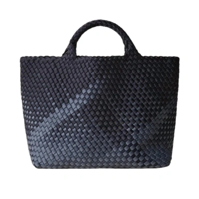 Shop Naghedi St Barths Large Tote Graphic Ombre In Basalt In Multi