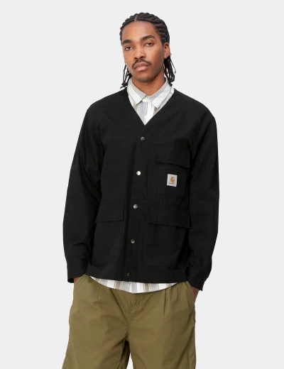 Shop Carhartt -wip Elroy Over Shirt In Black