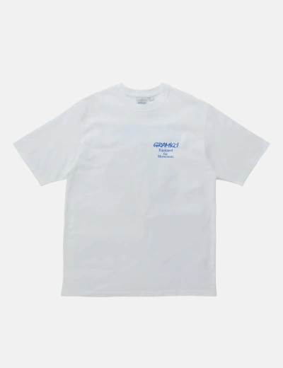 Shop Gramicci Equipped T-shirt (organic Cotton) In White