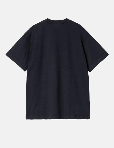 Shop Carhartt -wip S/s Class Of 89 T-shirt (loose) In Navy Blue
