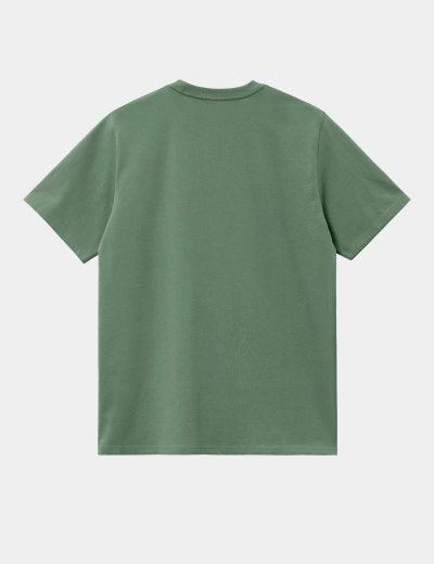 Shop Carhartt -wip Pocket T-shirt (regular) In Green