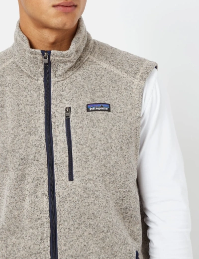 Shop Patagonia Better Sweater Vest In Beige