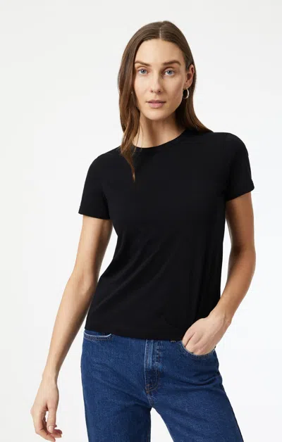 Mavi Slim Crew Neck T-shirt In Black In Black