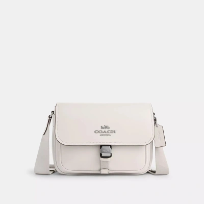 Shop Coach Outlet Pace Messenger Bag In White