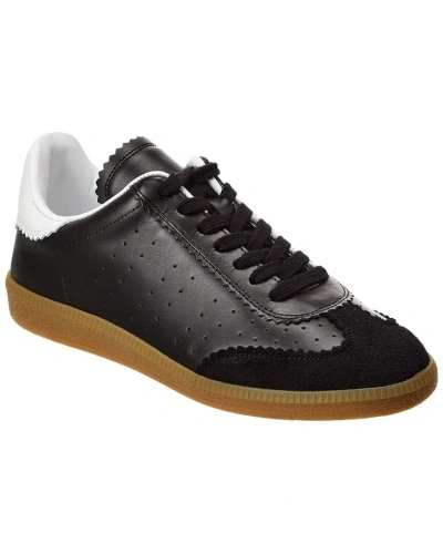 Shop Isabel Marant Bryce Leather Sneaker In Black