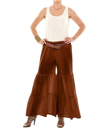 Shop Oh My Gauze Aloha Pant In Cinnamon In Brown