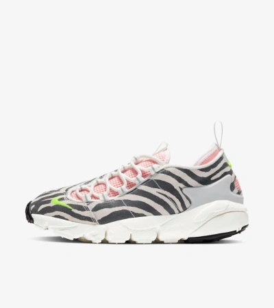 Shop Nike Women's Olivia Kim Air Footscape Shoes In Summit White/volt/bleached Coral/black In Multi
