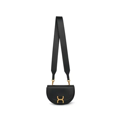 Shop Chloé Mini Marcie Leather Shoulder Bag