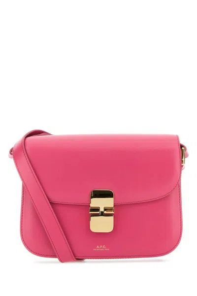 Shop Apc A.p.c. Shoulder Bags In Pink