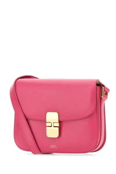 Shop Apc A.p.c. Shoulder Bags In Pink