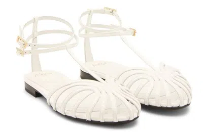 Shop Alevì Alevi Flat Shoes In White