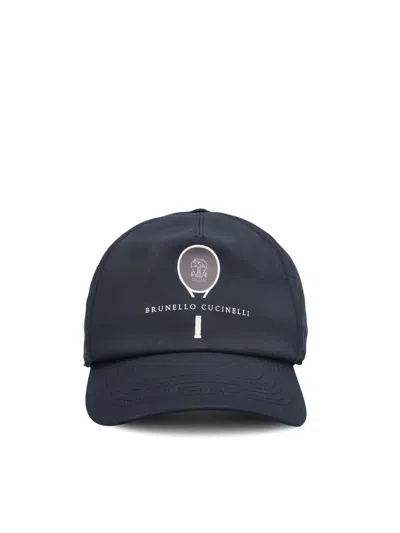 Shop Brunello Cucinelli Hats In Blue