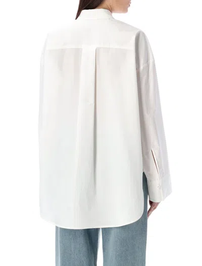 Shop By Malene Birger Derris Shirt In White
