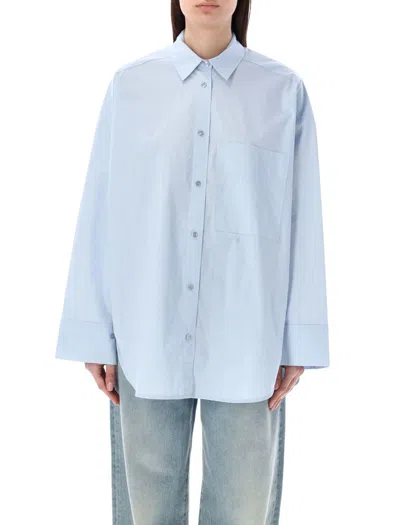 Shop By Malene Birger Derris Shirt In Blue