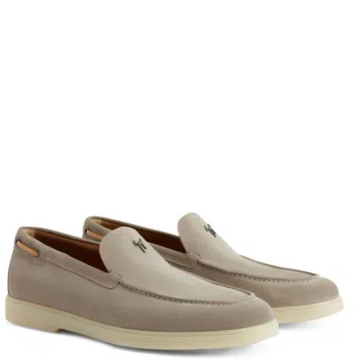 Shop Giuseppe Zanotti Flat Shoes In Light Grey