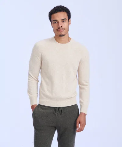 Shop Naadam Limited Edition Embroidery - Men's Original Cashmere Sweater In Oatmeal