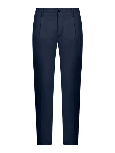 Shop Nine In The Morning Fold Trousers In Cotton Blend In Blue