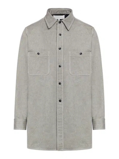 Shop Maison Margiela Long-sleeved Shirt In Grey