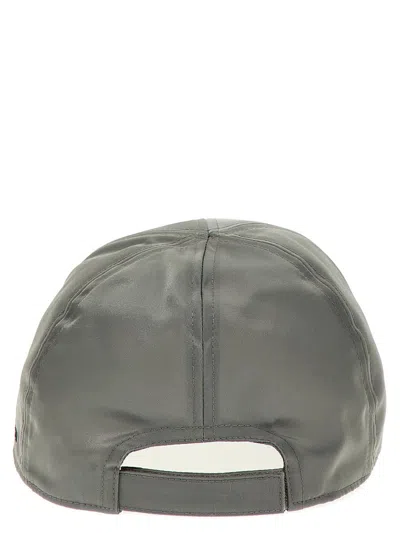 Shop Kiton Logo Embroidery Cap In Gray
