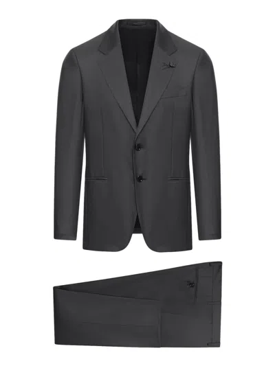 Shop Lardini Formal Suit In Grey