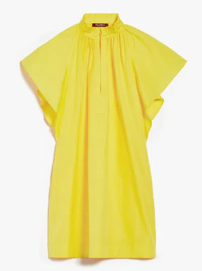 Shop Max Mara Dresses In Yellow