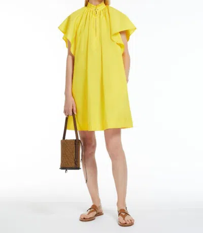 Shop Max Mara Dresses In Yellow