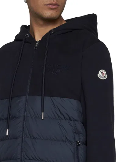 Shop Moncler Sweaters In Blue