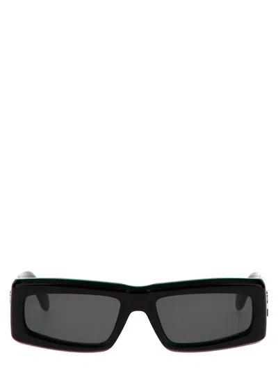 Shop Palm Angels 'yreka' Sunglasses In Black
