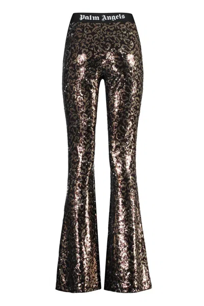 Palm Angels Multicolor Multi Color Embellished Sequins In Animalier