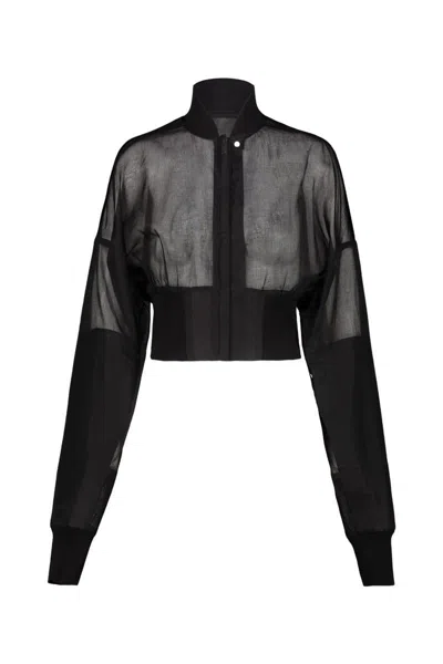 Shop Rick Owens Collage Bomber Clothing In Black