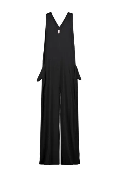 Shop Rick Owens Walrus Body Jumpsuit Clothing In Black