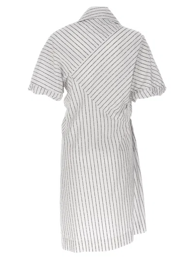 Shop Vivienne Westwood 'natalia' Dress In White/black