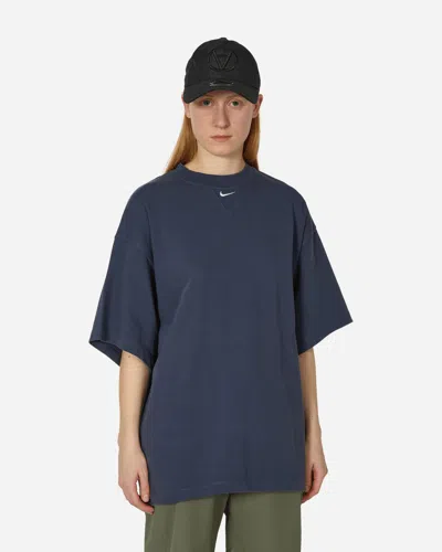 Shop Nike Solo Swoosh Heavyweight T-shirt Thunder Blue In Multicolor