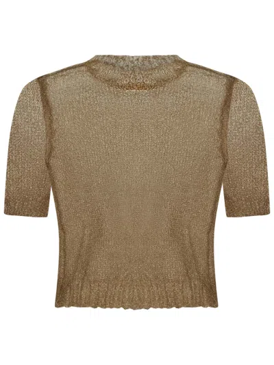 Shop Maison Margiela Sweater In Oro