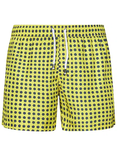 Shop Franzese Collection Brad Pitt Swimsuit In Giallo