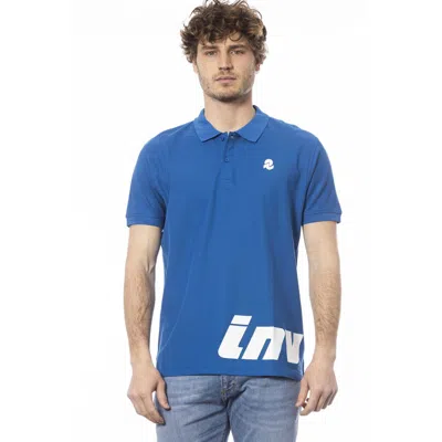 Shop Invicta Blue Cotton Polo Shirt