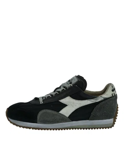 Shop Diadora Equipe H Dirty Stone Leather Sneakers