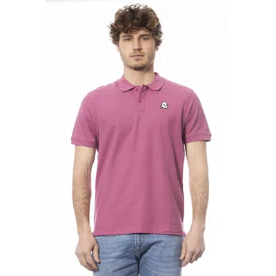 Shop Invicta Purple Cotton Polo Shirt