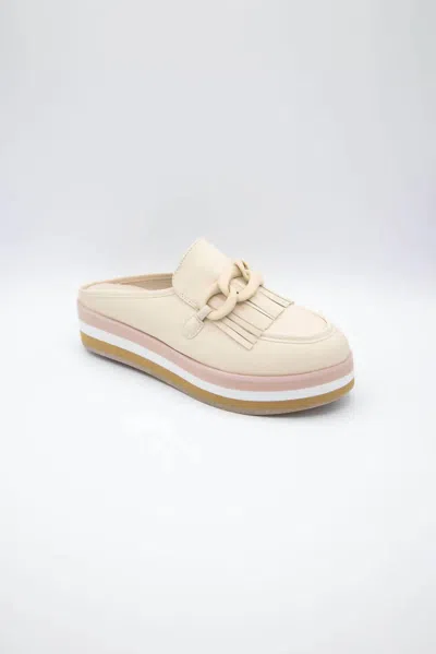 Shop Matisse Maren Loafers In Natural In White