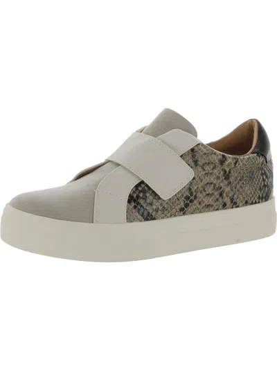 Shop Dolce Vita Robbi Womens Faux Leather Snake Print Casual And Fashion Sneakers In Grey