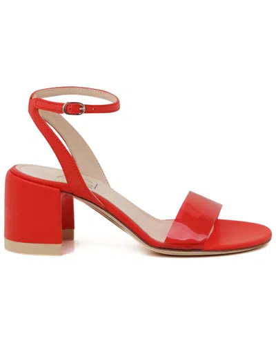Shop Agl Attilio Giusti Leombruni Agl Isabelle Leather Sandal In Red