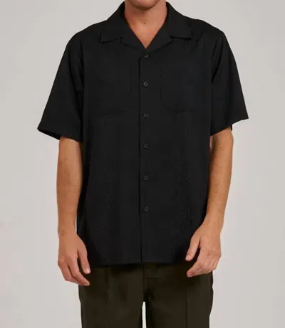 Shop Thrills High Standards Bowling Shirt In Black