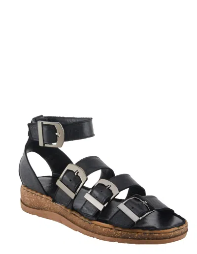 Shop Spring Step Shoes Alexcia Sandals In Black