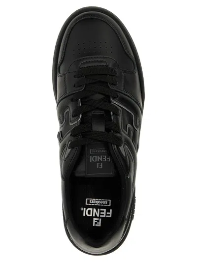 Shop Fendi ' Match' Sneakers In Black